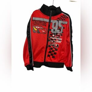 Disney Pixar Cars Lightning McQueen Team 95 Kids Track Jacket